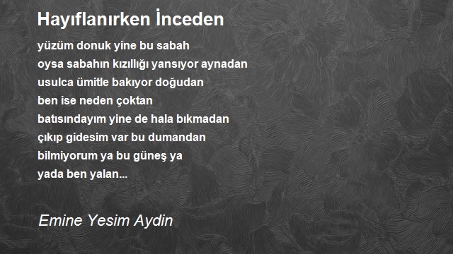 Emine Yesim Aydin