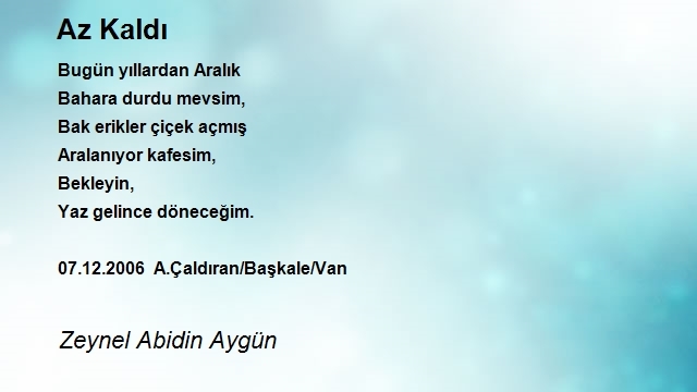 Zeynel Abidin Aygün