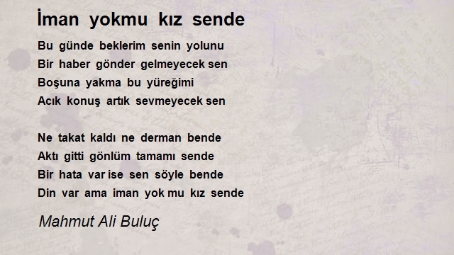 Mahmut Ali Buluç