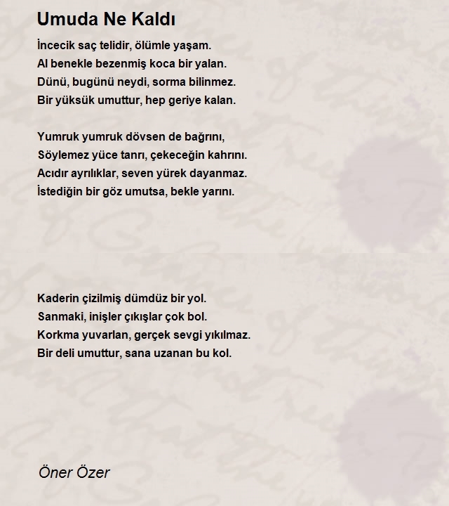 Öner Özer