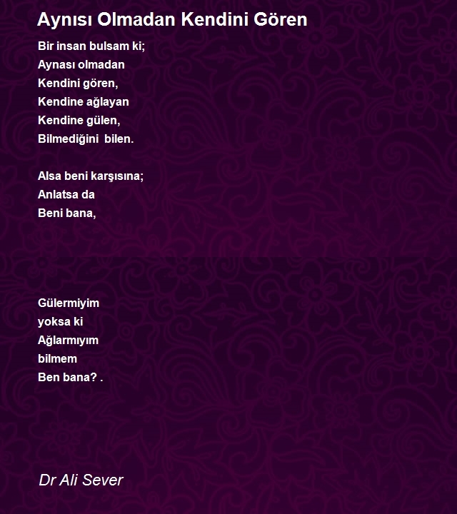 Dr Ali Sever