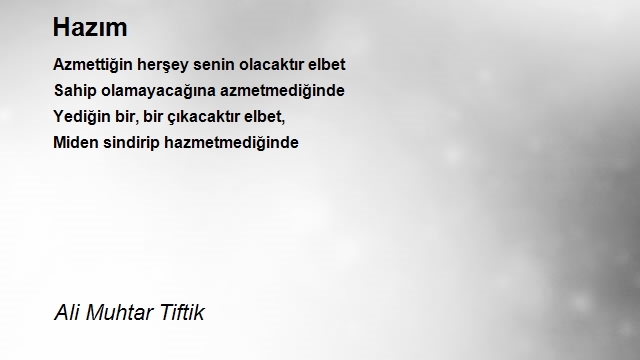 Ali Muhtar Tiftik 