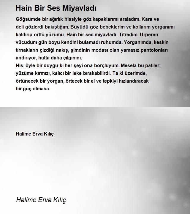 Halime Erva Kılıç