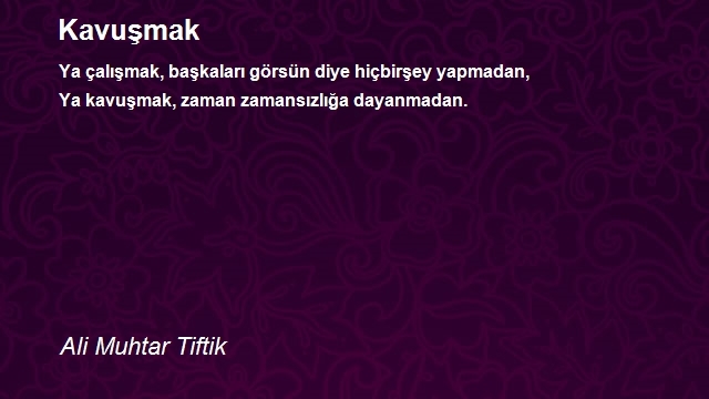 Ali Muhtar Tiftik 