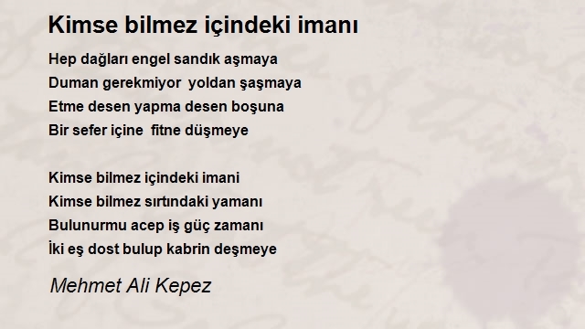 Mehmet Ali Kepez