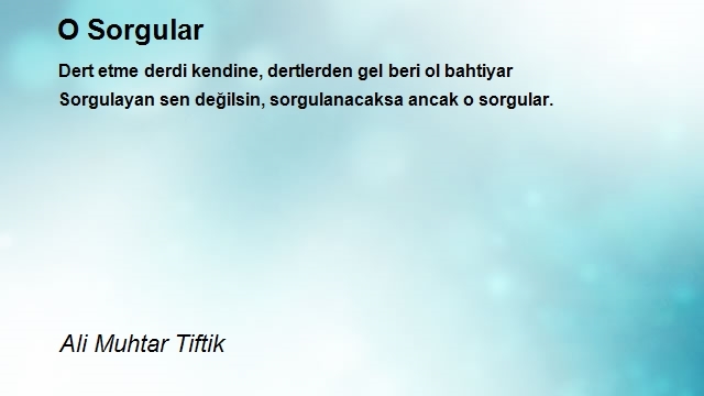 Ali Muhtar Tiftik 