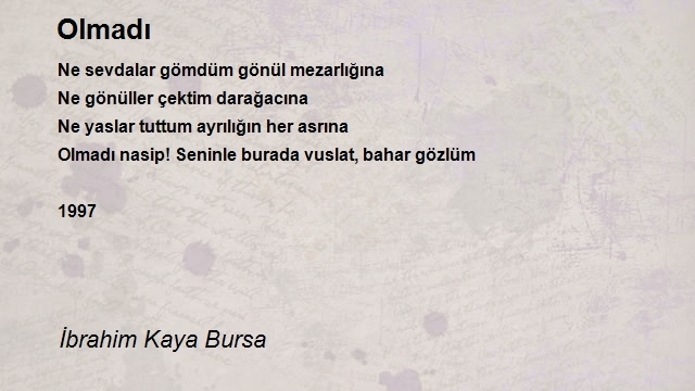 İbrahim Kaya Bursa