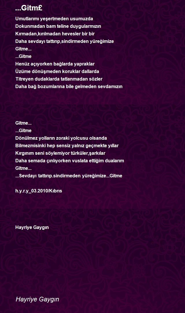 Hayriye Gaygın