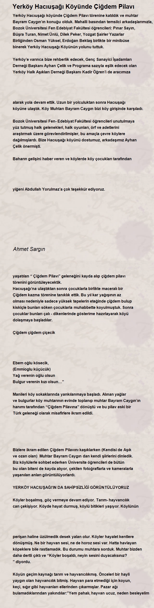 Ahmet Sargın