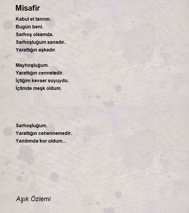 Aşık Özlemi