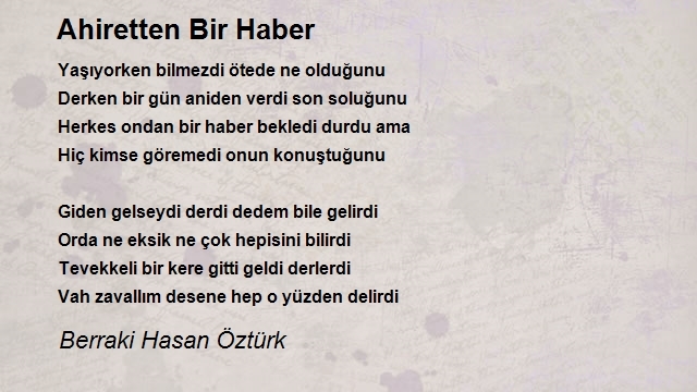 Berraki Hasan Öztürk