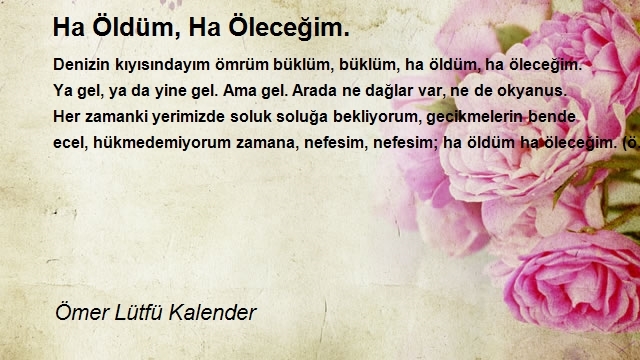 Ömer Lütfü Kalender