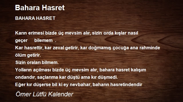 Ömer Lütfü Kalender