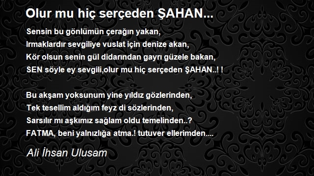 Ali İhsan Ulusam