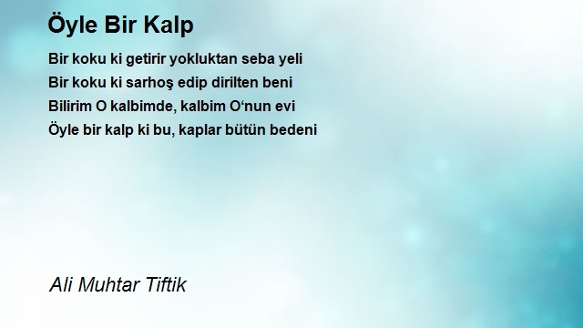 Ali Muhtar Tiftik 