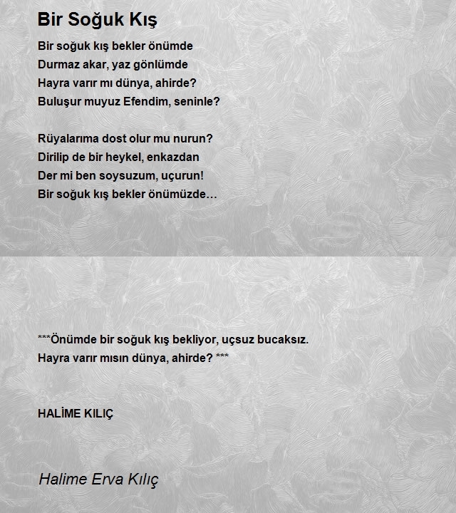 Halime Erva Kılıç