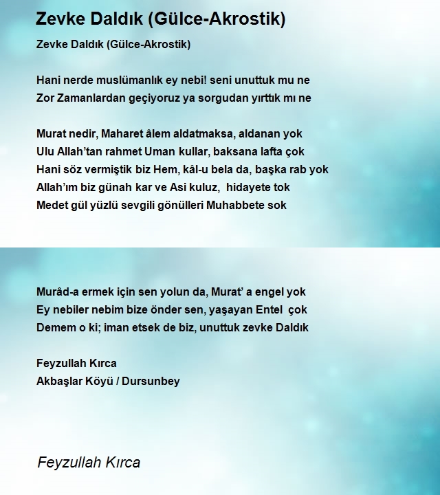 Feyzullah Kırca