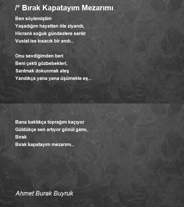 Ahmet Burak Buyruk