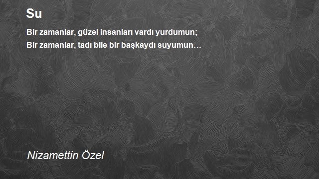 Nizamettin Özel