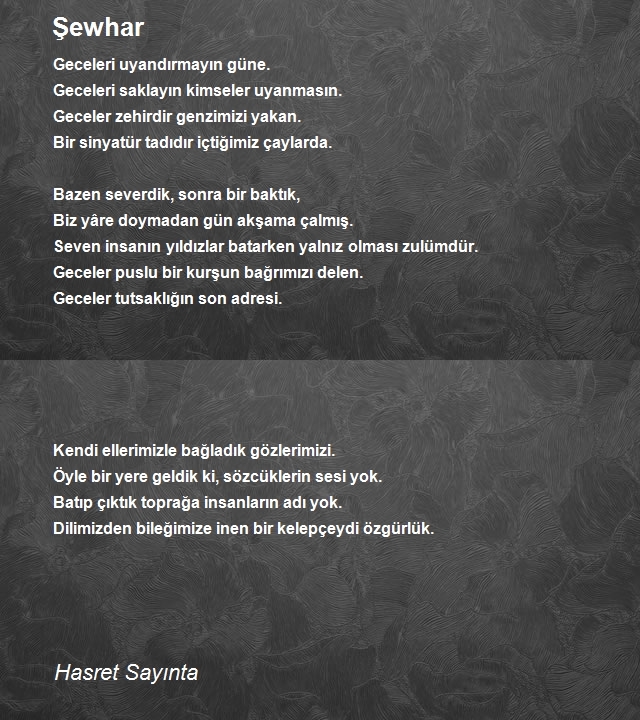 Hasret Sayınta