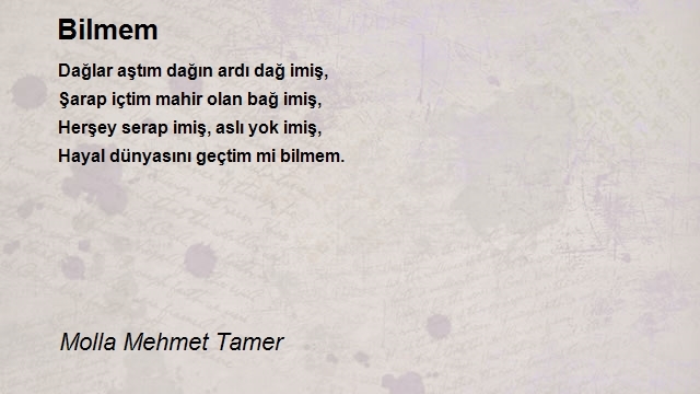 Molla Mehmet Tamer