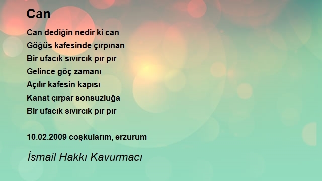 İsmail Hakkı Kavurmacı