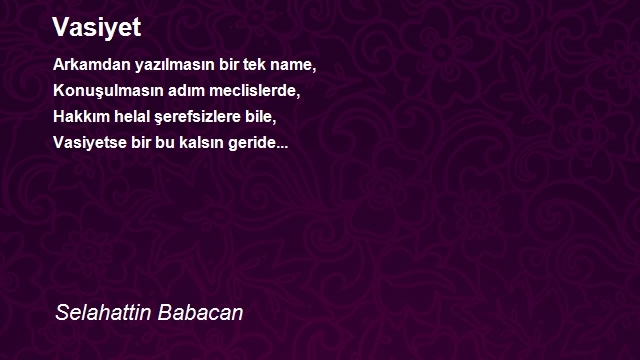 Selahattin Babacan