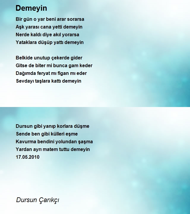 Dursun Çarıkçı