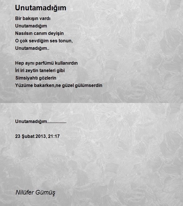 Nilüfer Gümüş