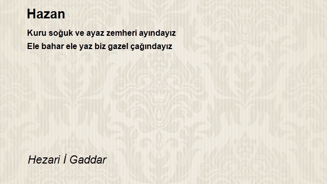 Hezari İ Gaddar