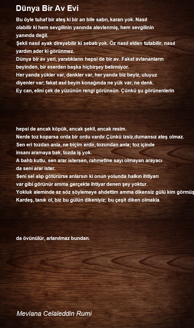 Mevlana Celaleddin Rumi