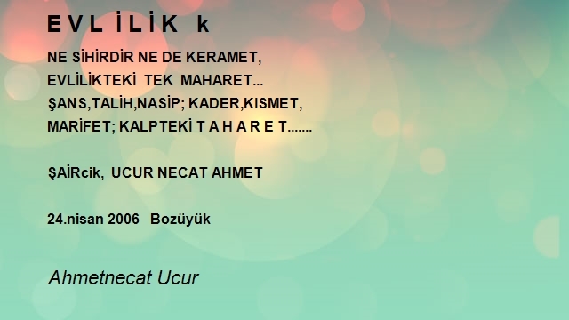 Ahmetnecat Ucur