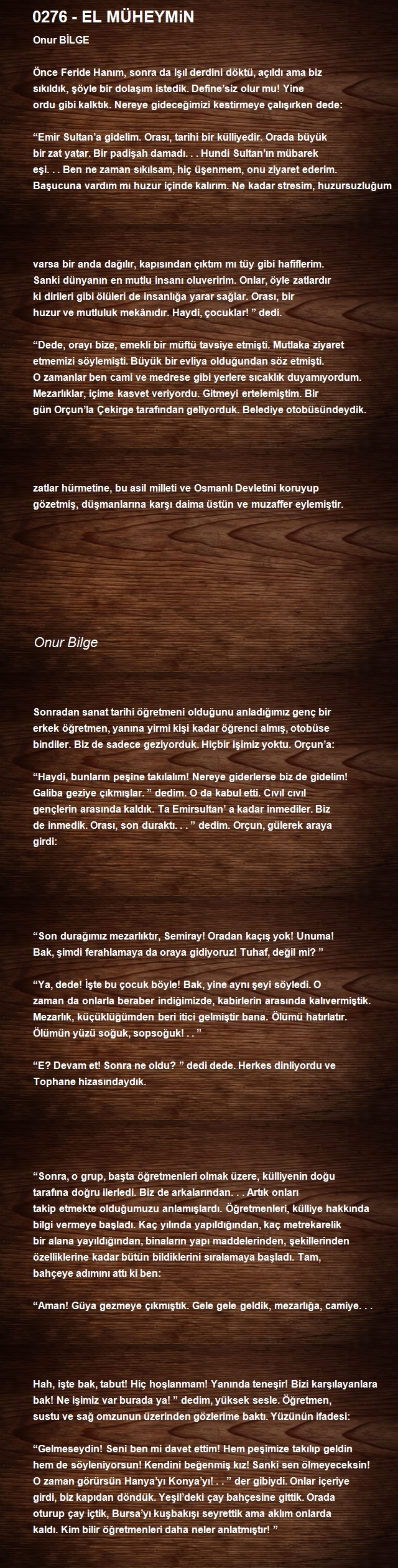 Onur Bilge