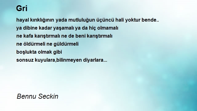 Bennu Seckin