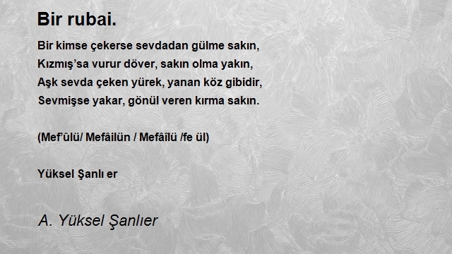 A. Yüksel Şanlıer