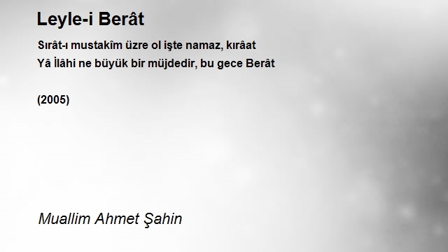 Muallim Ahmet Şahin