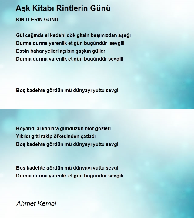 Ahmet Kemal