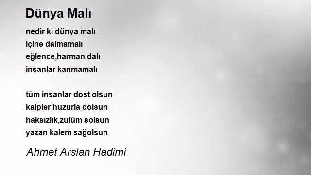 Ahmet Arslan Hadimi