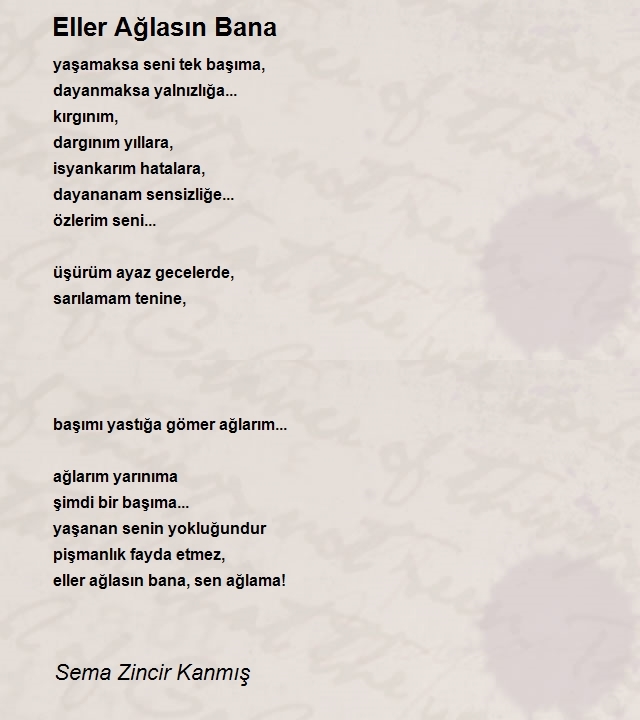 Sema Zincir Kanmış