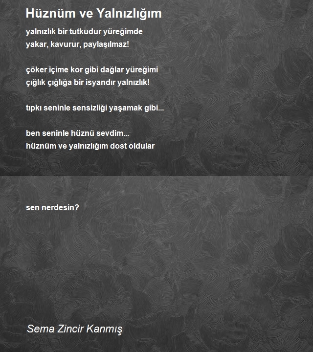 Sema Zincir Kanmış