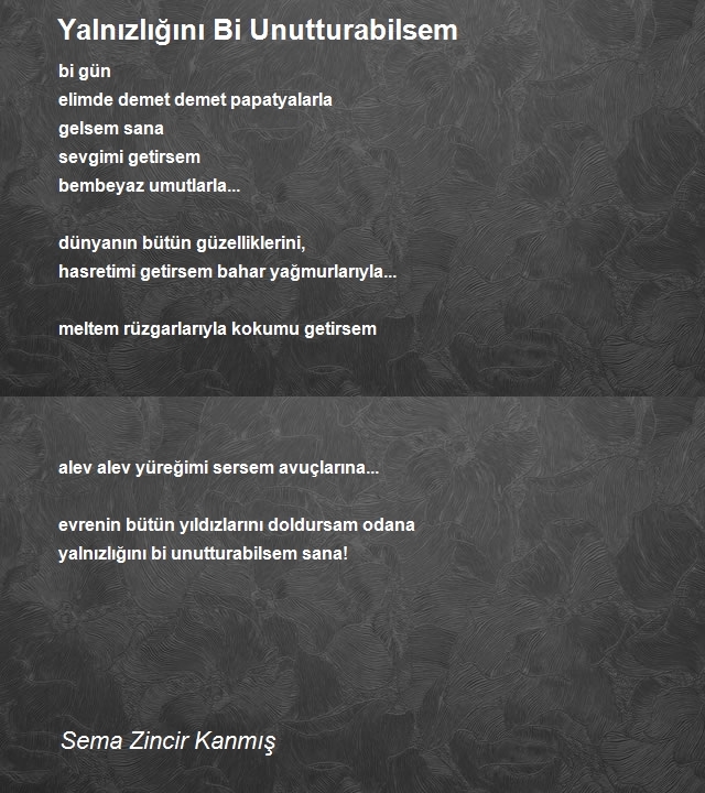 Sema Zincir Kanmış