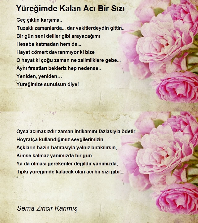 Sema Zincir Kanmış