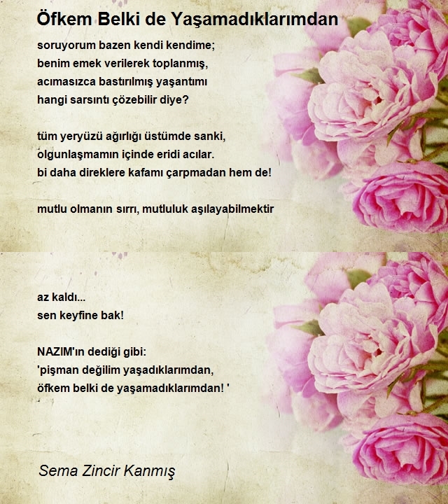 Sema Zincir Kanmış