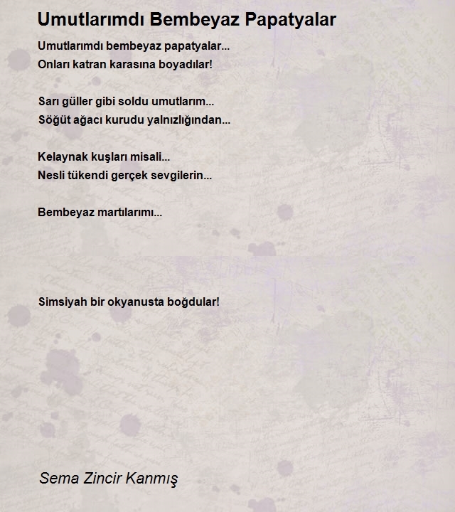 Sema Zincir Kanmış