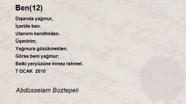 Abdüsselam Boztepeli