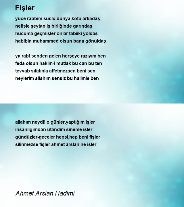 Ahmet Arslan Hadimi