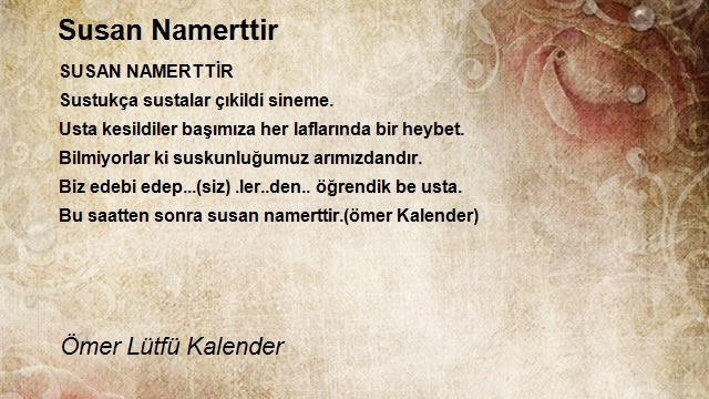 Ömer Lütfü Kalender