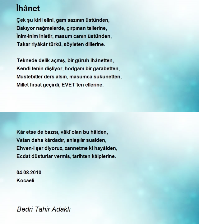 Bedri Tahir Adaklı