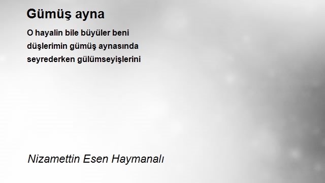 Nizamettin Esen Haymanalı