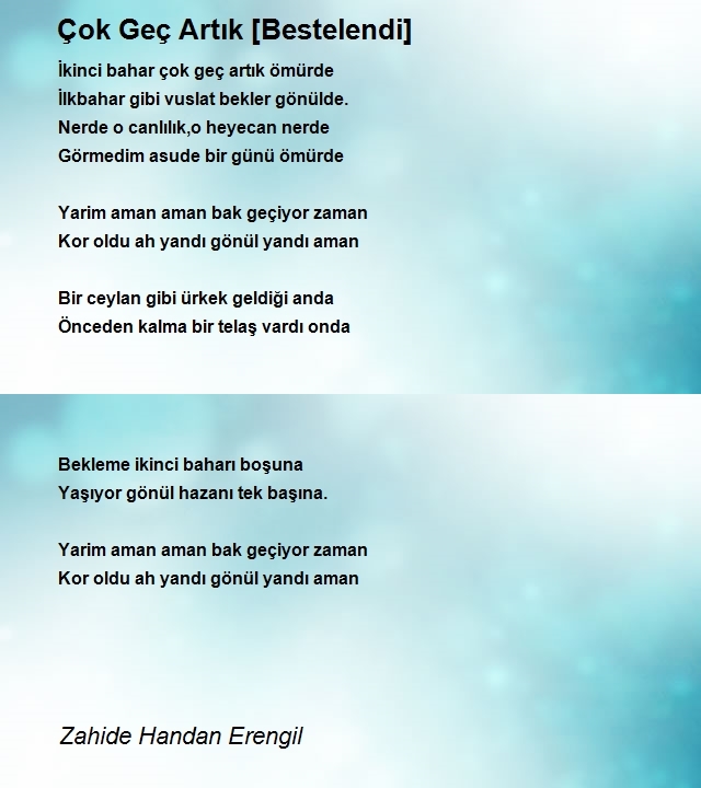 Zahide Handan Erengil